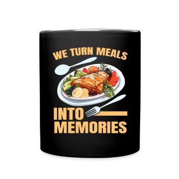 Service traiteur Traiteur Chef cuisinier Serveur - Mug uni - noir - Devant