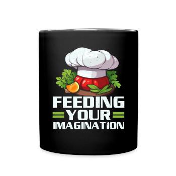 Service traiteur Restauration Chef serveur - Mug uni - noir - Devant