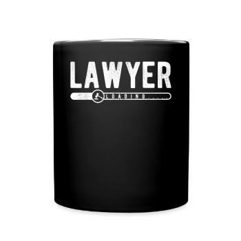 Future lawyer is summoned - Full Colour Mug - black - Front