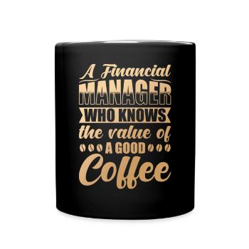 Gift for Finance Managers - Full Colour Mug - black - Front