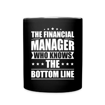 Gift for Finance Manager - Full Colour Mug - black - Front