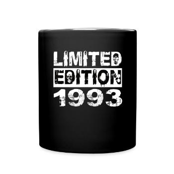 Limited Edition 1993 Geburtstag 1993 Geburtstag - Tasse einfarbig - Schwarz - Vorne