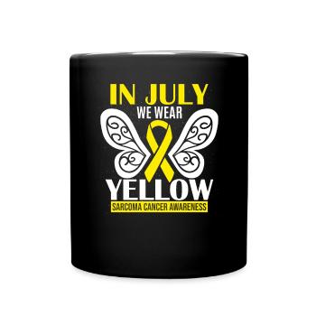 Sarcoma Cancer Awareness - Full Colour Mug - black - Front