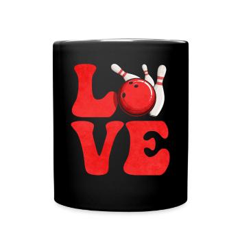 Entraîneur de l’équipe Bowling Bowler - Mug uni - noir - Devant