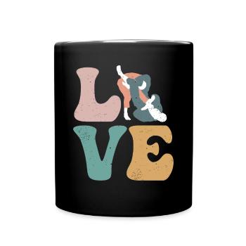 Brasilianisches Jiu Jitsu BJJ Kampfsportarten - Tasse einfarbig - Schwarz - Vorne