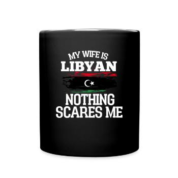 Libia Épouse - Mug uni - noir - Devant