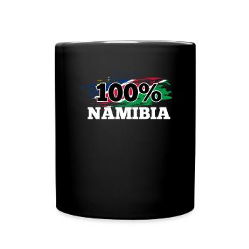 Namibia - Tasse einfarbig - Schwarz - Vorne