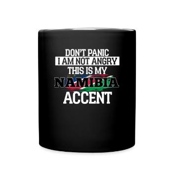 Namibia - Tasse einfarbig - Schwarz - Vorne