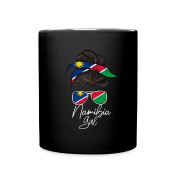 Namibia - Tasse einfarbig - Schwarz - Vorne