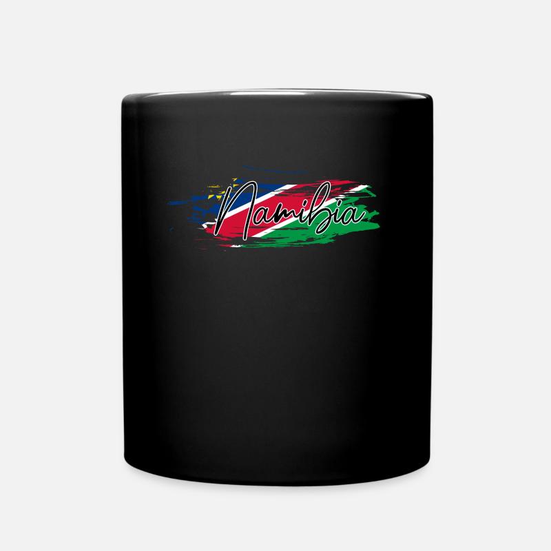 Namibia - Tasse einfarbig - Schwarz