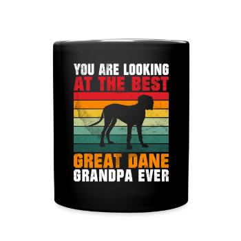 Great Dane Gifts - Tasse einfarbig - Schwarz - Vorne