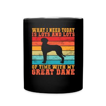 Great Dane Gifts - Full Colour Mug - black - Front