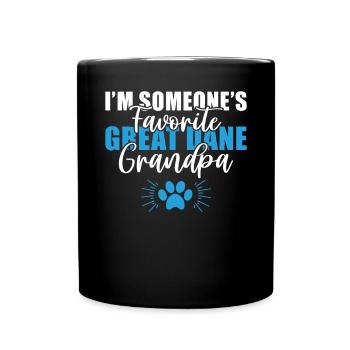 Great Dane Gifts - Tasse einfarbig - Schwarz - Vorne