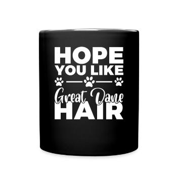 Great Dane Gifts - Tasse einfarbig - Schwarz - Vorne