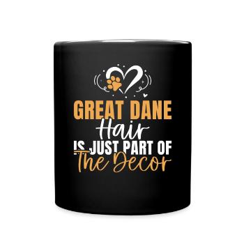 Great Dane Gifts - Full Colour Mug - black - Front