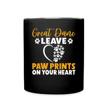 Great Dane Gifts - Tasse einfarbig - Schwarz - Vorne