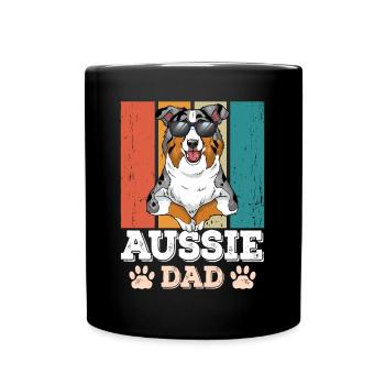 Aussie Dad - Full Colour Mug - black - Front