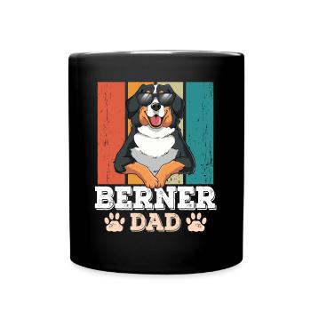 Bernese Dad - Full Colour Mug - black - Front