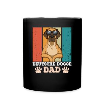 Great Dane Dad - Full Colour Mug - black - Front