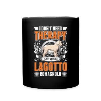 Lagotto Romagnolo Thérapie Chien d’Eau - Mug uni - noir - Devant
