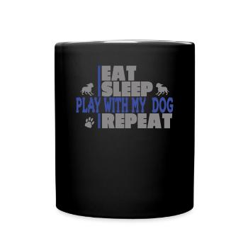 Chien Chihuahua Propriétaire de chien Gechenkidee - Mug uni - noir - Devant