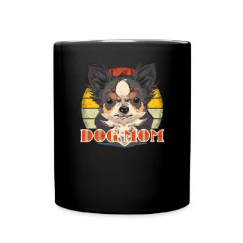 Chien Chihuahua Propriétaire de chien Gechenkidee - Mug uni - noir - Devant