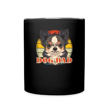 Chien Chihuahua Propriétaire de chien Gechenkidee - Mug uni - noir - Devant
