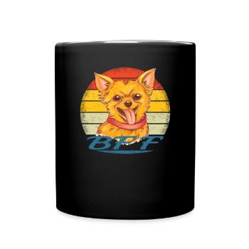 Dog Chihuahua Dog Owner Gechenkidee - Full Colour Mug - black - Front