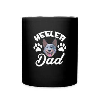 Australian Cattle Dog Father Dog Dogs Gift - Full Colour Mug - black - Front