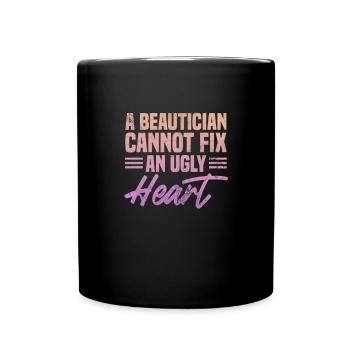 Esthéticien - Mug uni - noir - Devant