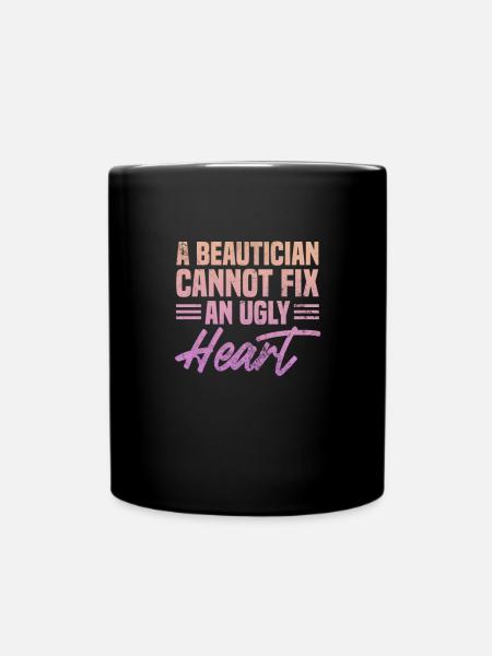 Kosmetikerin - Tasse einfarbig - Schwarz