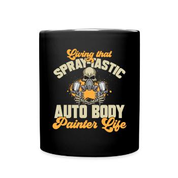 Body Painter Car Painter Painter - Mug uni - noir - Devant