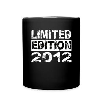 Limited Edition 2012 Geburtstag 2012 Geburtstag - Tasse einfarbig - Schwarz - Vorne