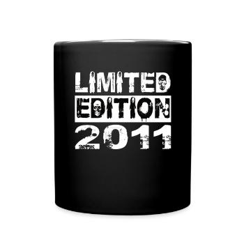 Limited Edition 2011 Geburtstag 2011 Geburtstag - Tasse einfarbig - Schwarz - Vorne