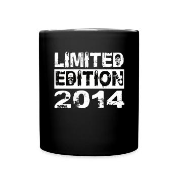 Limited Edition 2014 Geburtstag 2014 Geburtstag - Tasse einfarbig - Schwarz - Vorne
