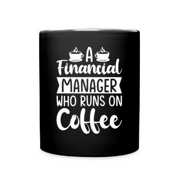 Gift for Finance Managers - Full Colour Mug - black - Front