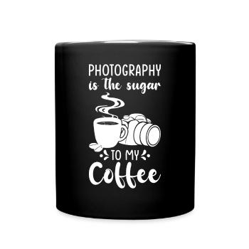 Cadeau des photographes - Mug uni - noir - Devant