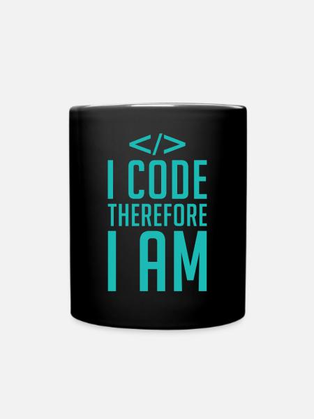 Code Codeur Programmeur Développeur Codeur - Mug uni - noir