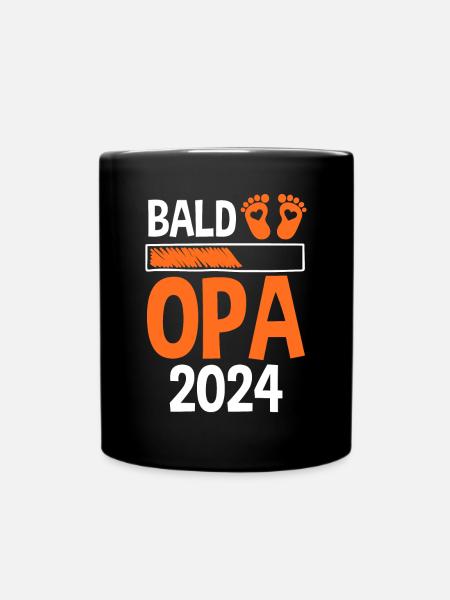 Werdender Opa 2029 - Tasse einfarbig - Schwarz