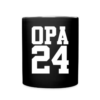 Werdender Opa 2032 - Tasse einfarbig - Schwarz - Vorne