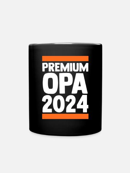 Werdender Opa 2036 - Tasse einfarbig - Schwarz