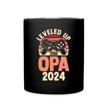 Werdender Opa 2035 - Tasse einfarbig - Schwarz - Vorne