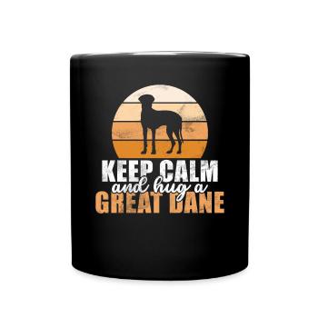 Great Dane Gifts - Tasse einfarbig - Schwarz - Vorne