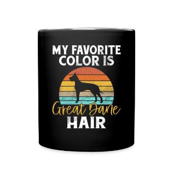 Great Dane Gifts - Full Colour Mug - black - Front