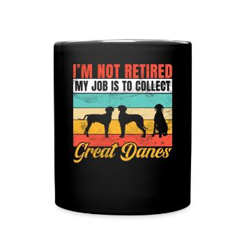 Great Dane Gifts - Tasse einfarbig - Schwarz - Vorne
