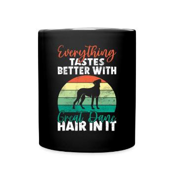 Great Dane Gifts - Full Colour Mug - black - Front