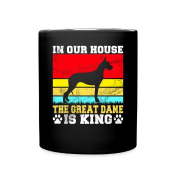Great Dane Gifts - Tasse einfarbig - Schwarz - Vorne