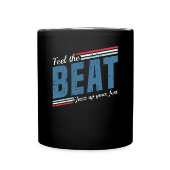 Sentez le Beat Jazz dans vos pieds - Jazz Musiker - Mug uni - noir - Devant