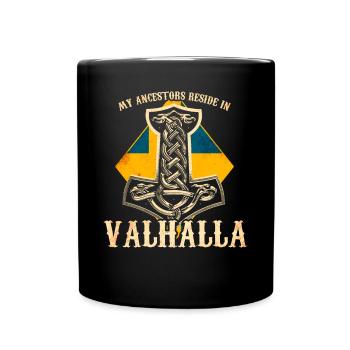 My ancestors reside in - Sweden - Full Colour Mug - black - Front