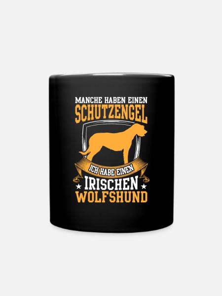 Habe einen Irischer Wolfshund Irish Wolfhound - Tasse einfarbig - Schwarz